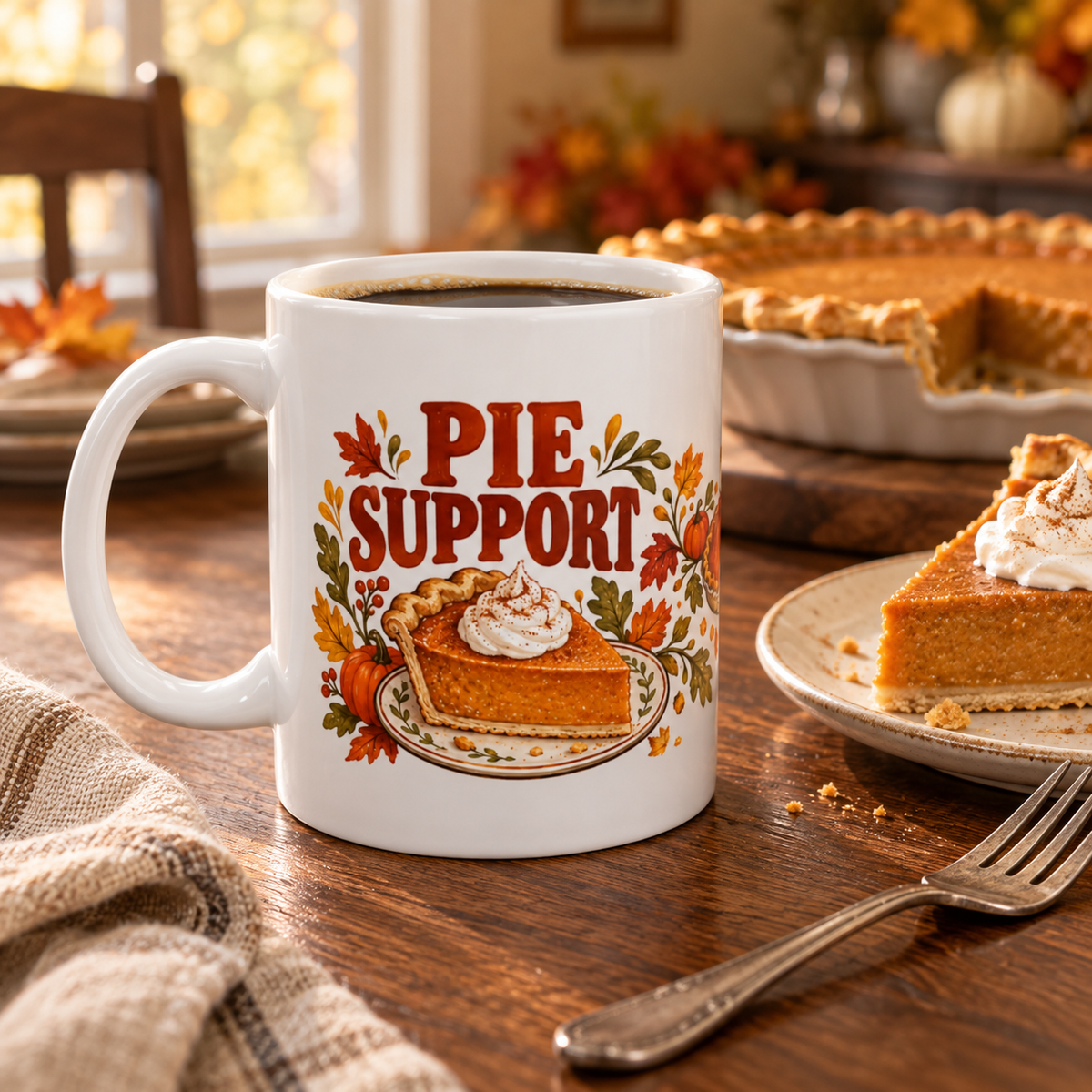 Pie Support - 11oz Ceramic Mug